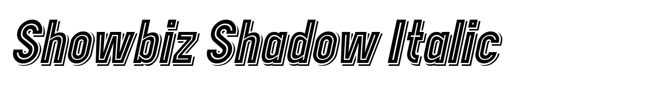 Showbiz Shadow Italic